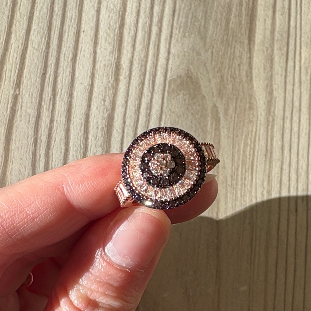Rose Gold and Chocolate Diamond ring